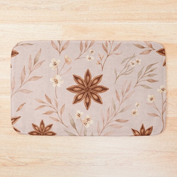 Item preview, Delicate Star Anise Botanical Pattern designed and sold by SassyArtistry.