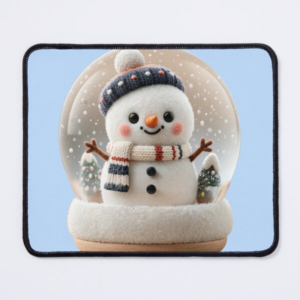 Item preview, Cute Snowman in a Snow Globe Art designed and sold by colorful-white.