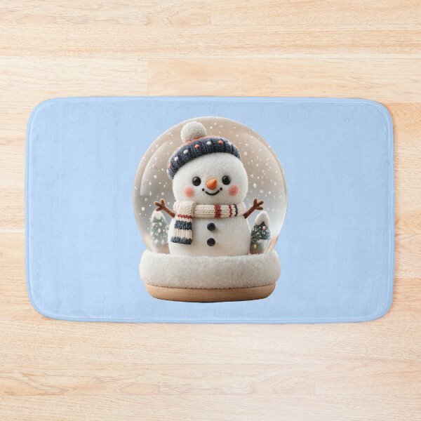 Item preview, Cute Snowman in a Snow Globe Art designed and sold by colorful-white.