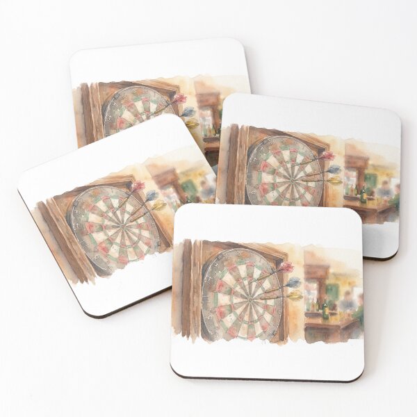 Item preview, Classic Pub Dartboard Game Watercolour Art designed and sold by made by Golightly x.
