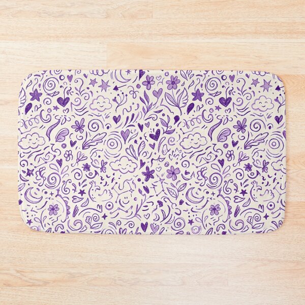 Item preview, Stars Whimsical Hand Drawn Folk Art Doodle Pattern designed and sold by ART ATTACK ZONE.