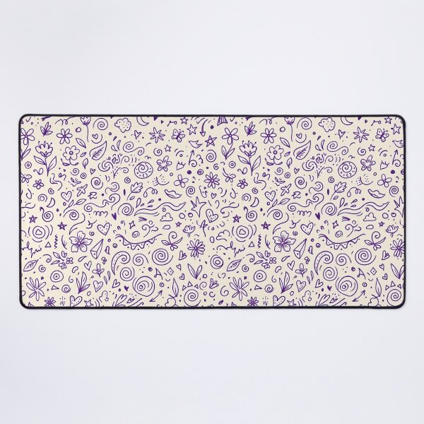Item preview, Abstract Whimsical Hand Drawn Folk Art Doodle Pattern designed and sold by ART ATTACK ZONE.
