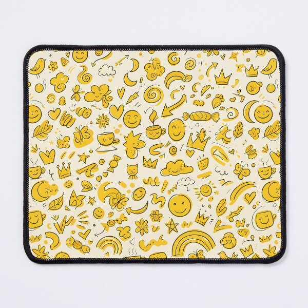 Item preview, Sun Whimsical Hand Drawn Folk Art Doodle Pattern designed and sold by ART ATTACK ZONE.