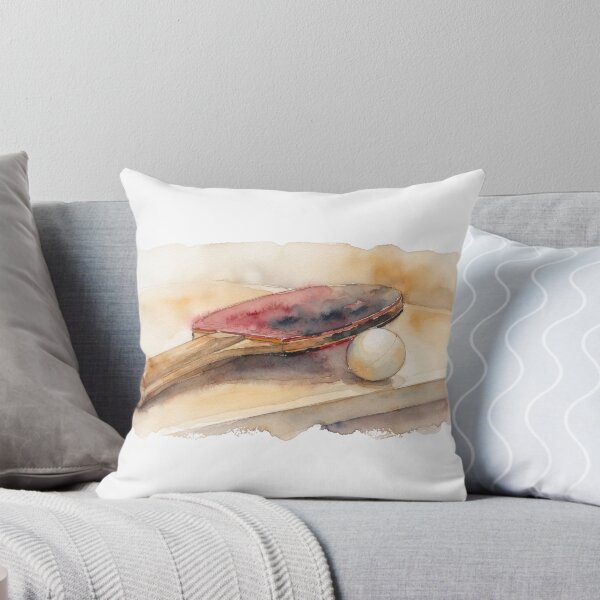 Item preview, Vintage Table Tennis Watercolour Illustration designed and sold by made by Golightly x.