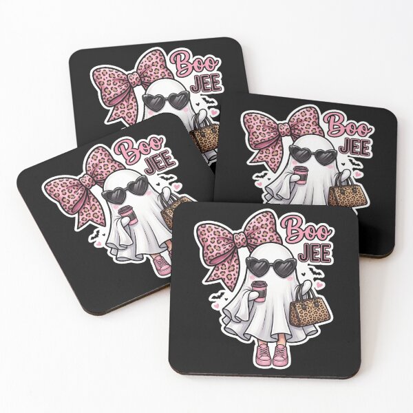 Aperçu de l'œuvre Lunettes de soleil Boo-Jee-Ghost-Coffee-Halloween-Effrayant-Rétro créée et vendue par world+167.