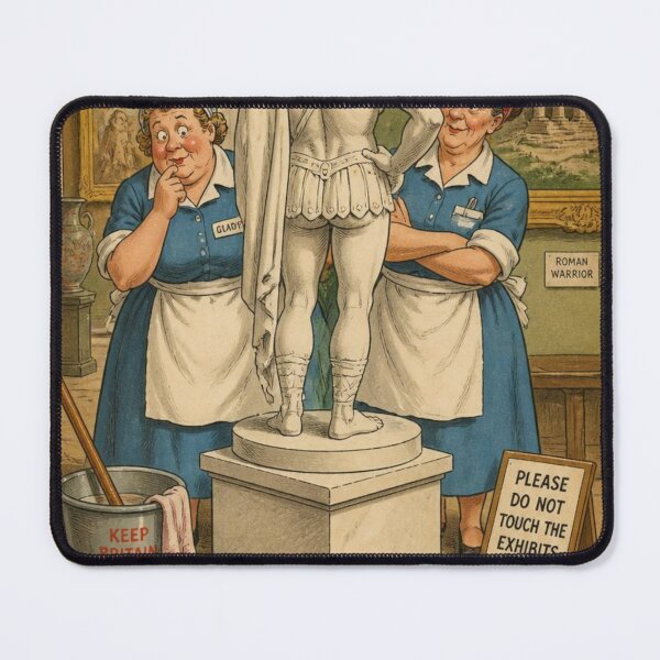 Item preview, Seaside Postcard: Cleaning Ladies designed and sold by halibutgoatramb.