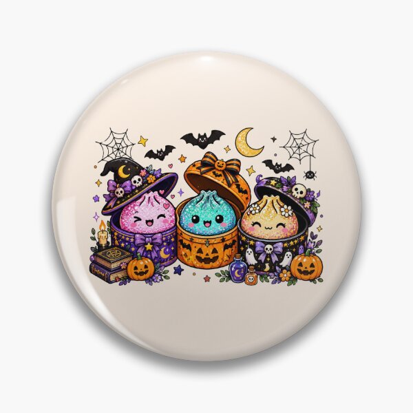 Item preview, Kawaii Halloween Dumpling, Glitter Spooky Cute designed and sold by Quiajia.