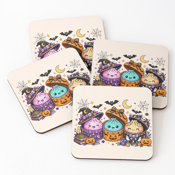 Item preview, Kawaii Halloween Dumpling, Glitter Spooky Cute designed and sold by Quiajia.