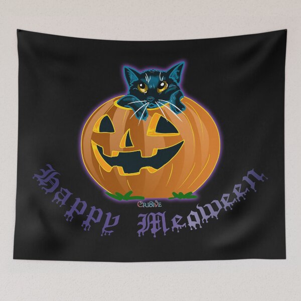 Item preview, Happy Meoween designed and sold by cri8ive-merch.