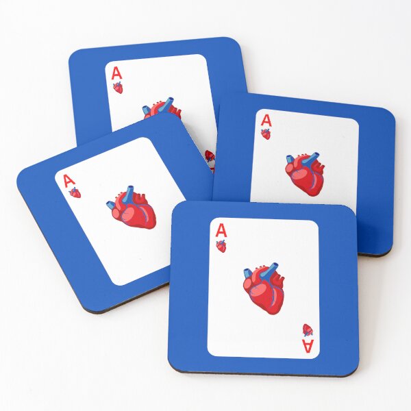 Item preview, Ace of Realistic Hearts designed and sold by Karate Octopus.
