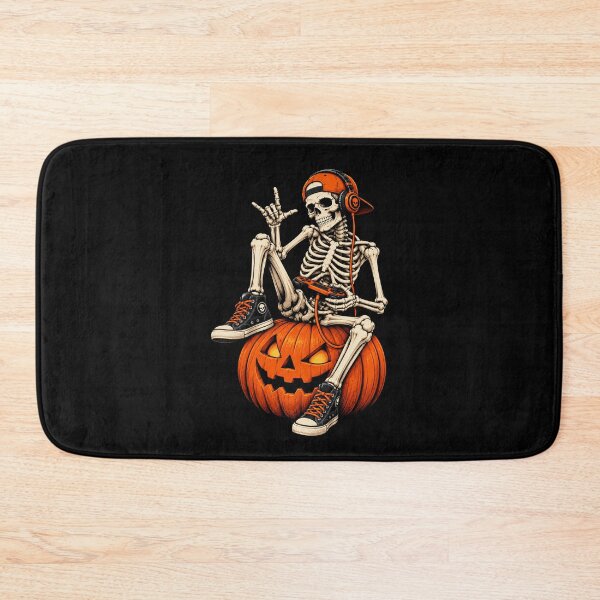 Item preview, Skeleton Gamer Halloween Pumpkin Video Game Gift designed and sold by w1ckerman.