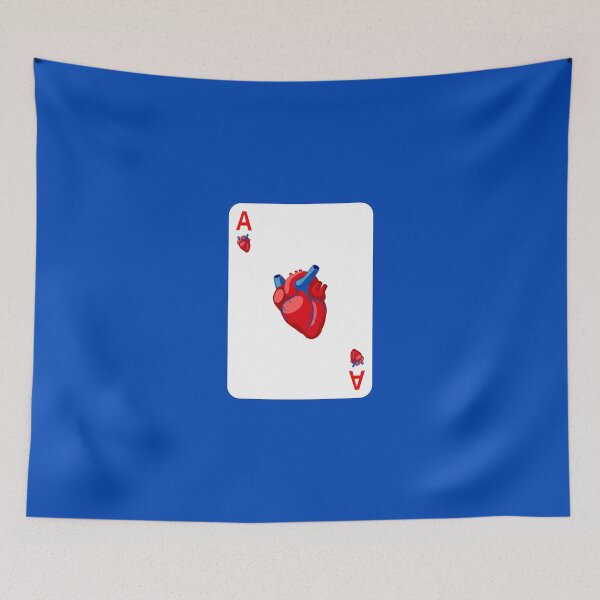 Item preview, Ace of Realistic Hearts designed and sold by Karate Octopus.