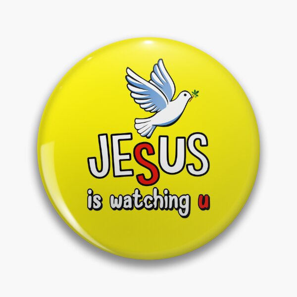 Item preview, Jesus is watching you designed and sold by QuanntixArt.