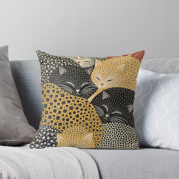 Artikelvorschau, Polka Dot Cats – Japanische Kunst des Schlafkatzenfestivals entworfen und verkauft von artswag.