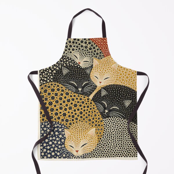 Item preview, Polka Dot Cats – Japanese Sleeping Cat Festival Art designed and sold by artswag.