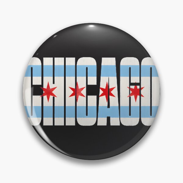 Item preview, Vintage Chicago Flag Typography Design Celebrating City Pride designed and sold by JesterVision.