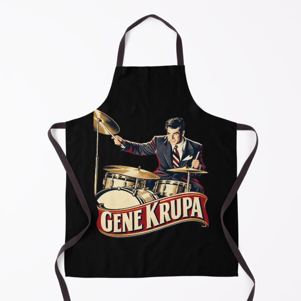 Artikelvorschau, Gene Krupa – Vintage Jazz Drummer Big Band Music Art entworfen und verkauft von Jadegothgobby.