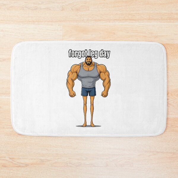 Item preview, Funny Gym Bodybuilder Forgot Leg Day designed and sold by SpringEternal.