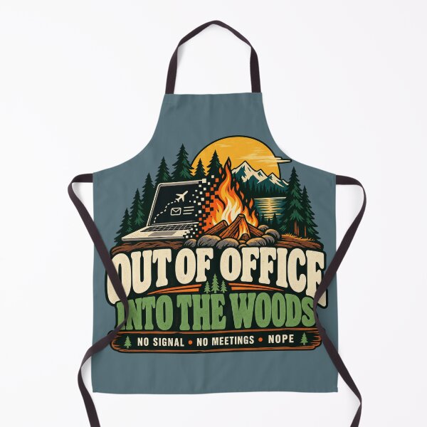 Item preview, Out of Office Into the Woods Camping designed and sold by warlistop.