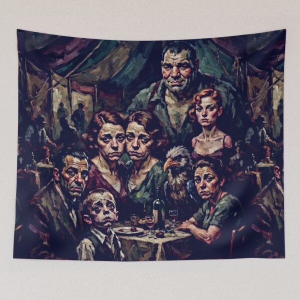 Artikelvorschau, Freaks – Klassisches Horror-Drama – Kunsthommage entworfen und verkauft von Art's Diner.