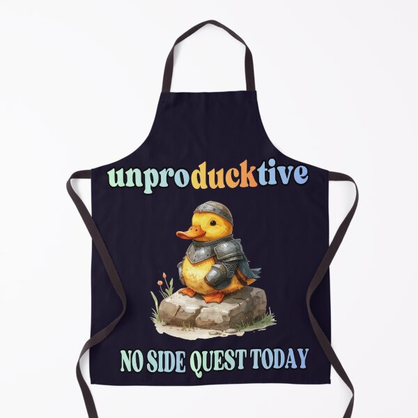 Item preview, UnproDUCKtive – No side quests for gamers designed and sold by LiskoDesign.