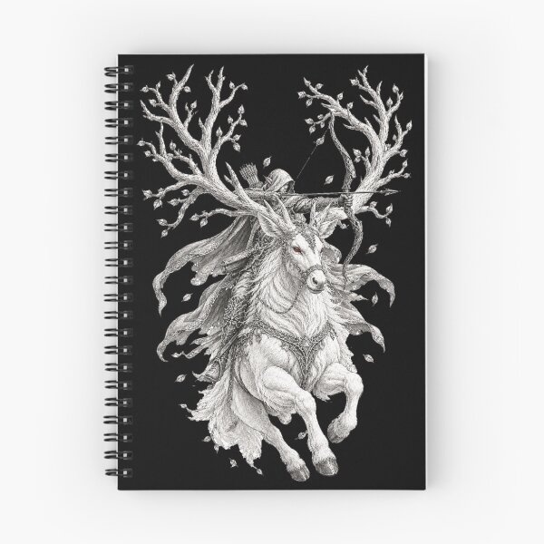 Item preview, Celestial Stag Archer – Dark Fantasy Art - PLUSHIWORLD designed and sold by PLUSHIWORLDtm.