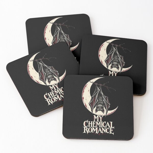 Item preview, My Chemical Romance – Arte rock gótico con murciélagos y luna emo designed and sold by Jadegothgobby.