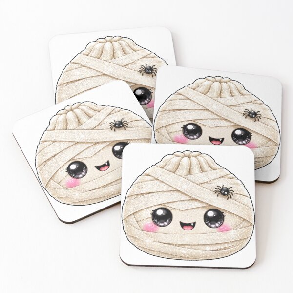 Item preview, Cute Mummy Dumpling Squishy Halloween Spider Spooky Kawaii Design designed and sold by Uniquememorable.