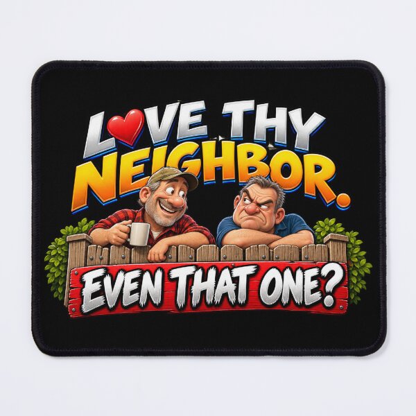 Item preview, LOVE THY NEIGHBOR. EVEN THAT ONE? designed and sold by signshirtz.
