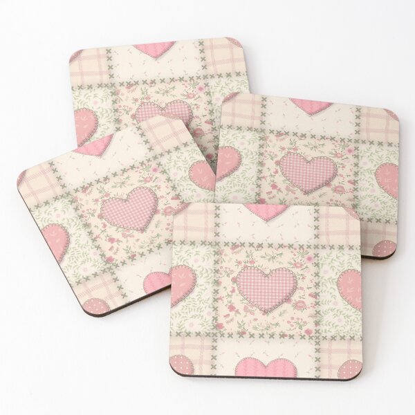 Item preview, Love hearts - Romantic heart applique patchwork designed and sold by OhNoNotAgain42.
