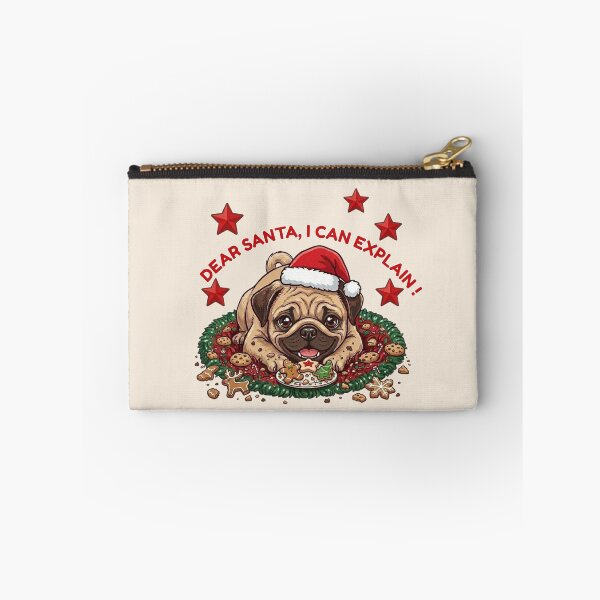 Item preview, Dear Santa I Can Explain Fawn Pug designed and sold by The-NOKU-Co.