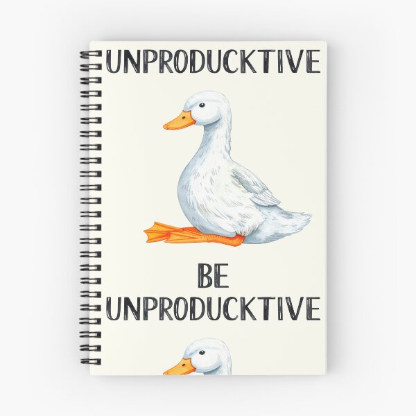 Item preview, Be Unproductive – simply do nothing. designed and sold by LiskoDesign.