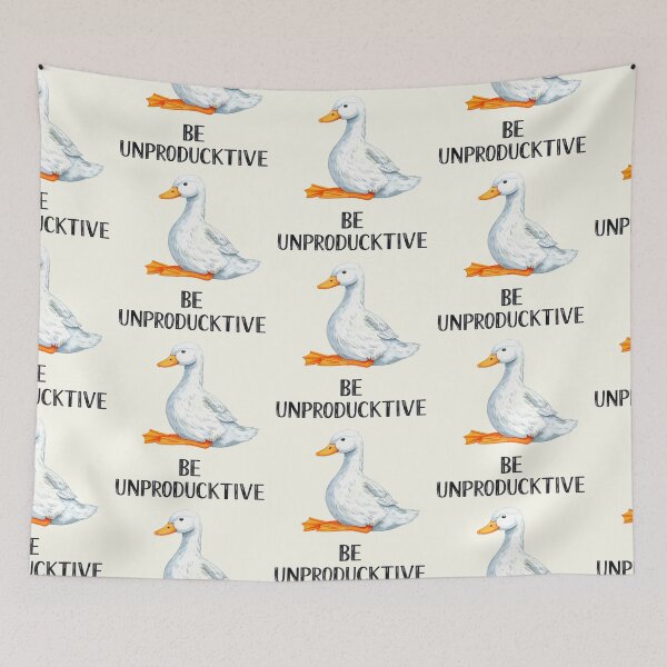 Item preview, Be Unproductive – simply do nothing. designed and sold by LiskoDesign.