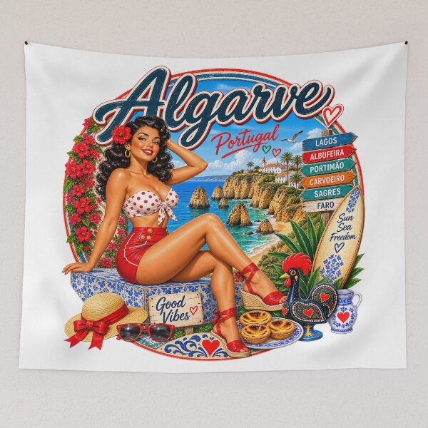 Item preview, Algarve, Portugal: Sol, mar y aventuras costeras designed and sold by Wandervogel123.