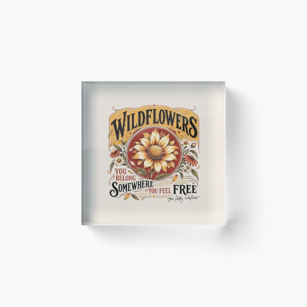 Item preview, Tom-Petty Wildflowers Nature Floral Tribute designed and sold by CatTalkTshirts.