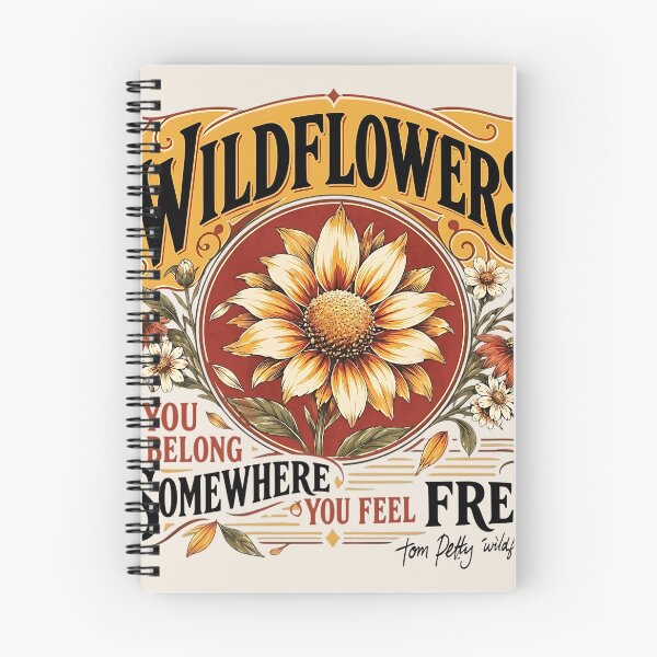 Item preview, Tom-Petty Wildflowers Nature Floral Tribute designed and sold by CatTalkTshirts.