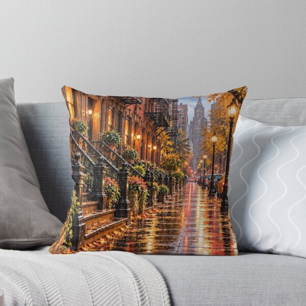 Item preview, Brooklyn Brownstones neighborhood  designed and sold by Jonnybonnie.
