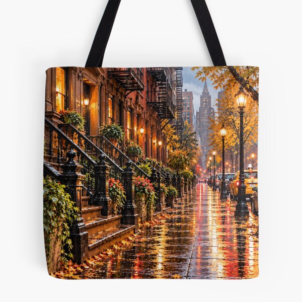 Item preview, Brooklyn Brownstones neighborhood  designed and sold by Jonnybonnie.