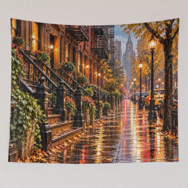 Item preview, Brooklyn Brownstones neighborhood  designed and sold by Jonnybonnie.