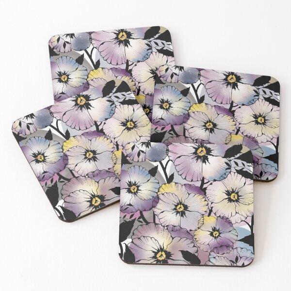 Item preview, Enchanted Pansy Garden designed and sold by Helenfaerieart.