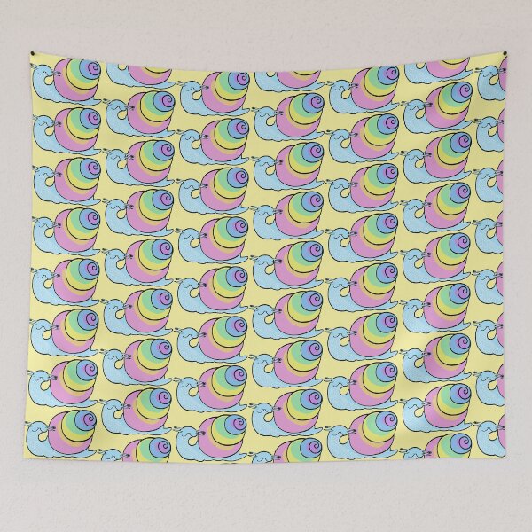 Item preview, Pastel Rainbow Snail  designed and sold by Day10Machine.