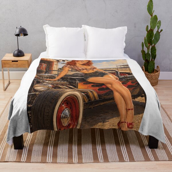 Item preview, Vintage Pin-up Girl met Retro Hot Rod designed and sold by AgdBol.