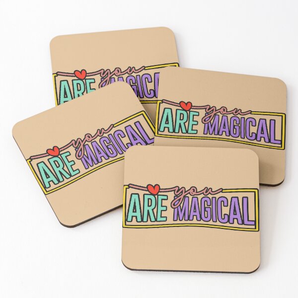 Aperçu de l'œuvre Tu es magique | Tu es magique | Phrase positive et magique | Amour de soi | Tu es magique | Citation inspirante créée et vendue par AstronautMerch.