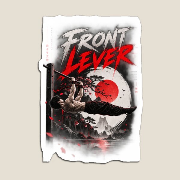 Item preview, Front Lever Calisthenics Street Workout Strength designed and sold by Dark Iron Apparel .