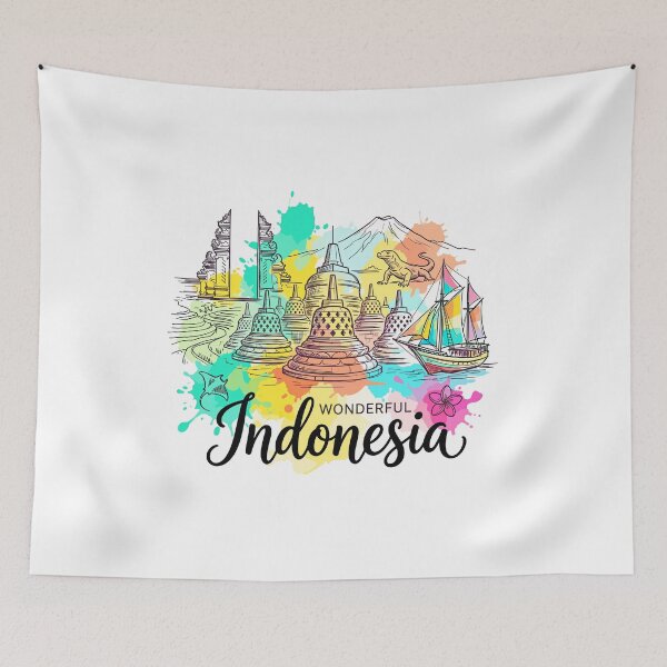 Item preview, Indonesia: Borobudur, Komodo & Travel designed and sold by EdwinkOne.