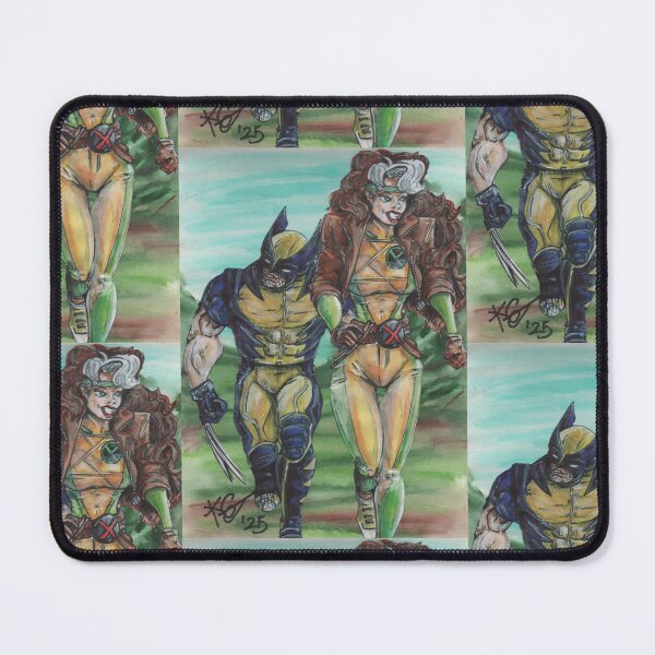 Item preview, Wolverine and Rogue designed and sold by BigKenAAA.