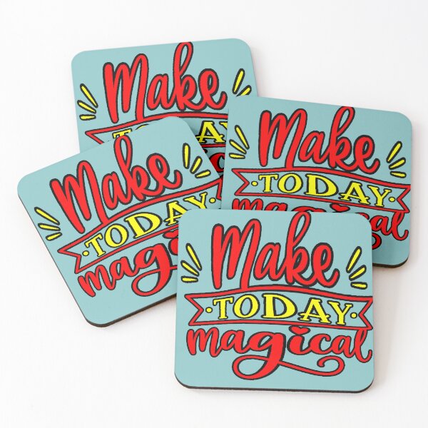 Aperçu de l'œuvre Rendez cette journée magique | Rendez cette journée magique | Phrase positive | Une journée magique | Phrase de motivation | Magique créée et vendue par AstronautMerch.