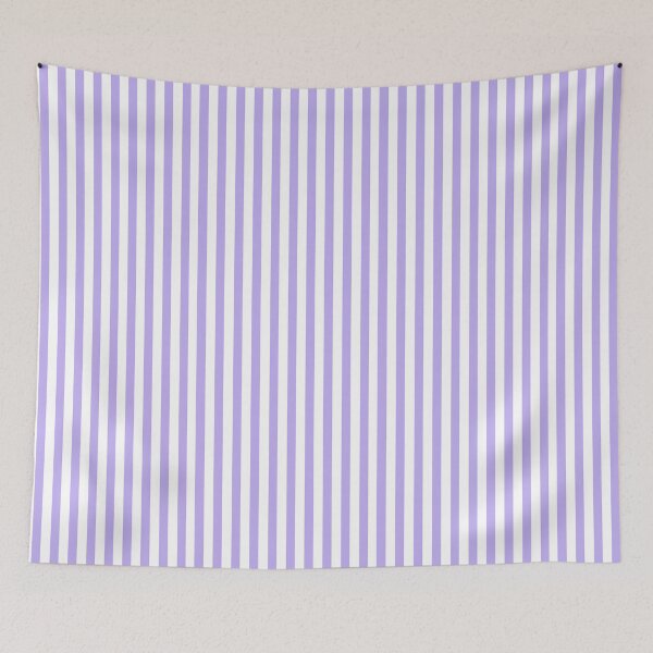 Item preview, Narrow stripes in lavender and white designed and sold by RishabhArts1.