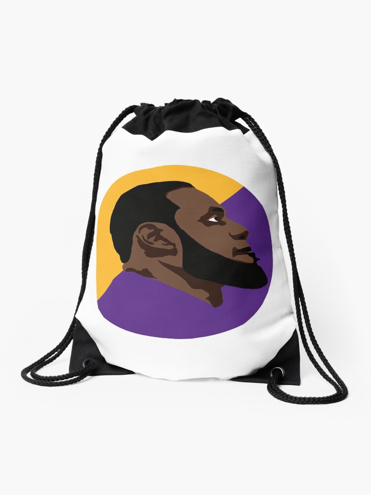 Lebron James Los Angeles Lakers Drawstring Bag