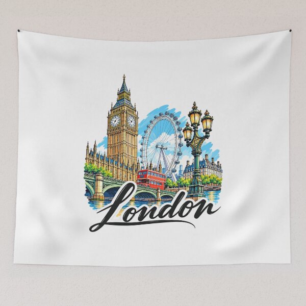 Item preview, Londres Inglaterra Arte de Viaje designed and sold by EdwinkOne.